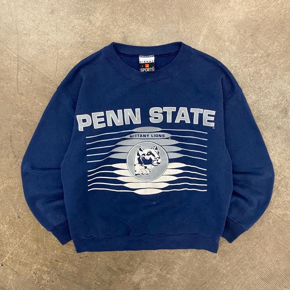 Vintage Penn State Nittany Lions 90s Mascot Sweatshirt Crewneck Signal Sports L